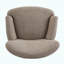 Fauteuil club moderne rembourré Boucle