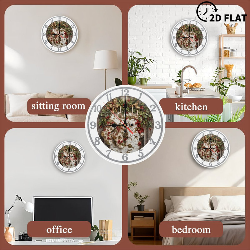 9.84" Wall Clock