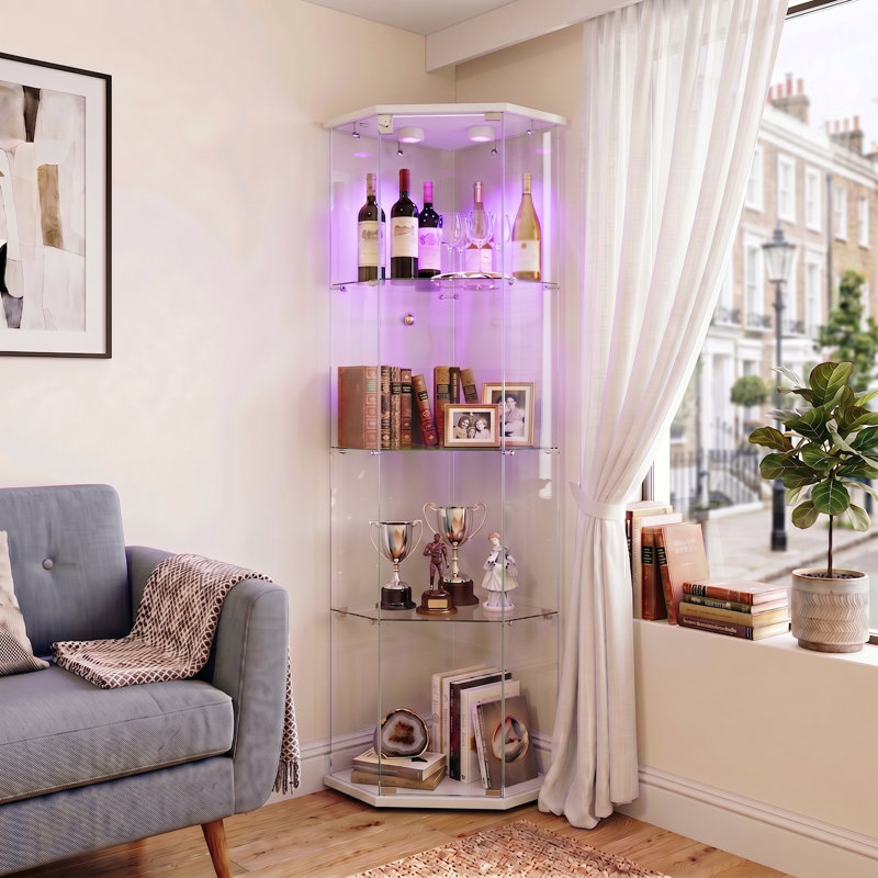 Display Cabinet, White
