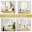 Glass D-Shaped Wall Full Length Mirror