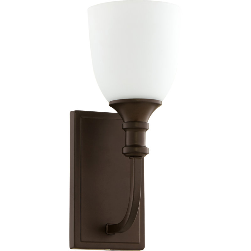 Applique murale à bras 1 lumière Falbo, Bronze huilé