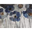 «Blue Blurry Flowers», reproduction sur toile