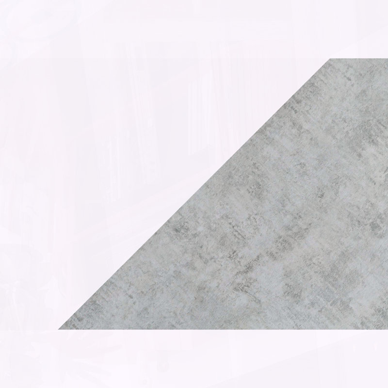 Meuble télé blanc et gris avec tablettes réglables, Blanc