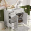 Meuble-lavabo de salle de bain avec lavabo en céramique-26257657