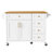 52'' Kitchen Island With Drop Leaf And Wheels. White, Design, Spice Rack, Towel 2 Doors, 5 Drawers, Adjustable Shelf For Elegant Modern Luxury Coastal On Wheels Storage. White Finish, Texture,-956436576
