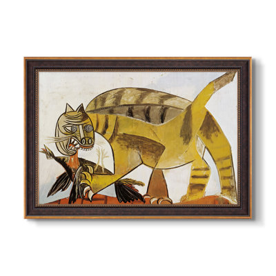 Chat mangeant un oiseau, 1939 - Pablo Picasso - Toile encadrée sur mesure