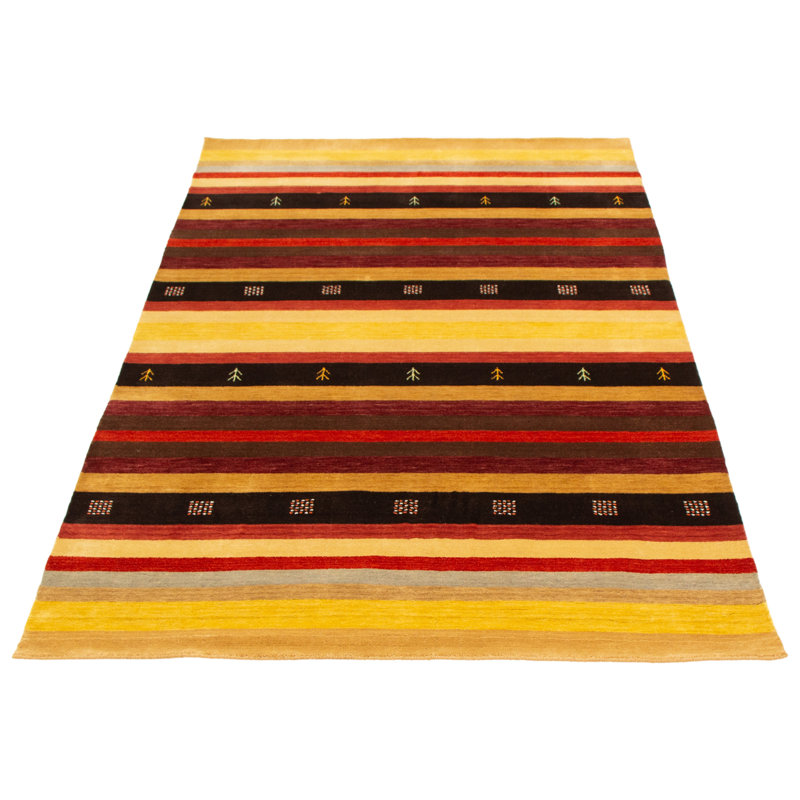 Tapis multicolore Kashkuli Gabbeh 5 pi 11 po x 9 pi 1 po