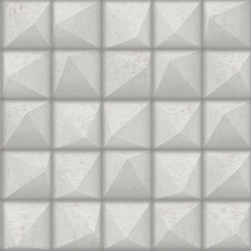 Rouleau de papier peint embossé L 33 pi x l 20,9 po , Gris