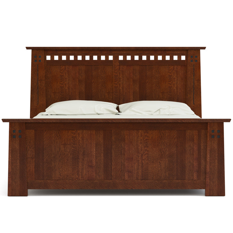 Highlands Solid Wood Low Profile Standard Bed, King, Onondaga