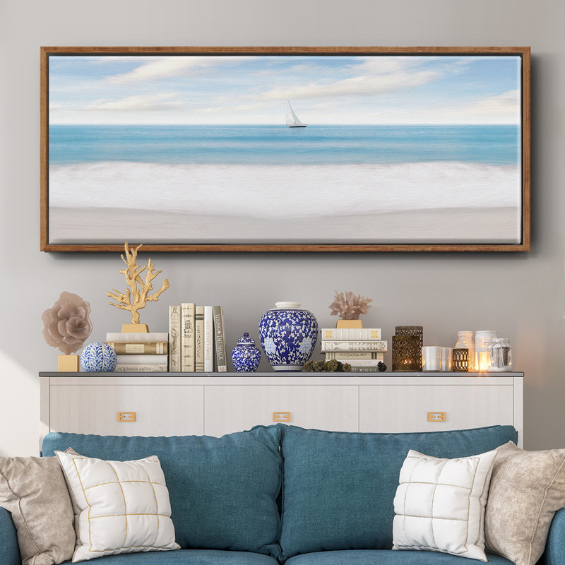 Beach- Framed Canvas