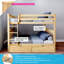Lit superposé standard en bois massif Bolles-1021884701-1021884696