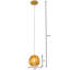 Luminaire suspendu sphérique unique à 1 lumière Urchin-1894329257-2003702593