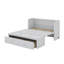 Grand lit escamotable avec port USB et tiroir