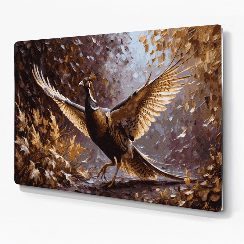 Art mural en métal oiseaux, H 8 po x l 10 po