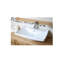 Belfry Bathroom Dareios 600mm L x 450mm W White Ceramic Rectangular Sink with Tap and Overflow