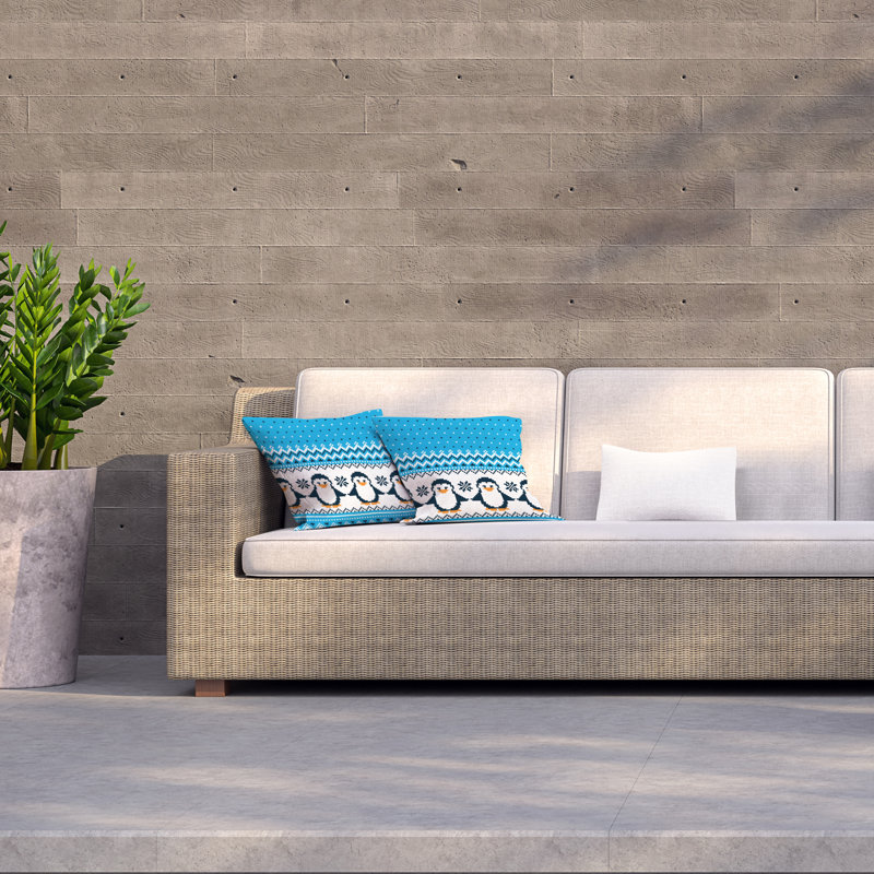 Indoor / Outdoor Square Throw Cushion, 45cm H x 45cm W