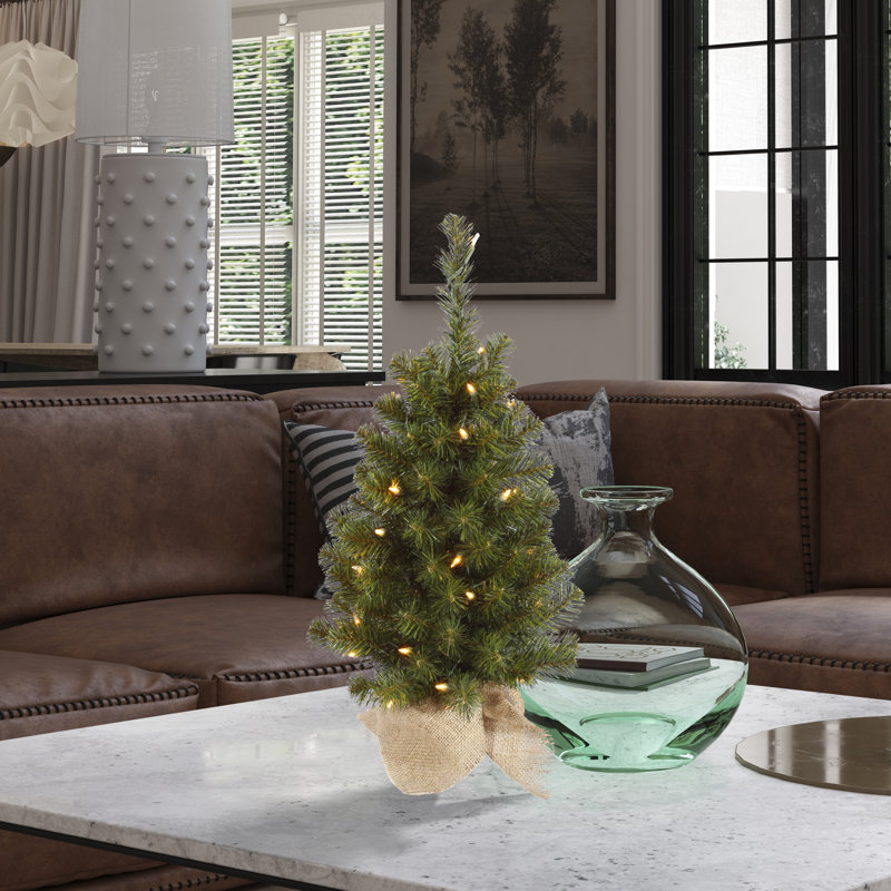 Felton Pine Tabletop Artificial Christmas Tree, 2' H, Unlit