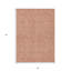 Tapis intérieur / extérieur géométrique lavable en cuivre et ivoire HomeRoots 3 pi x 5 pi