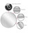 Abdera Modern/Contemporary Round Metal Wall Mirror-614100369-614100381