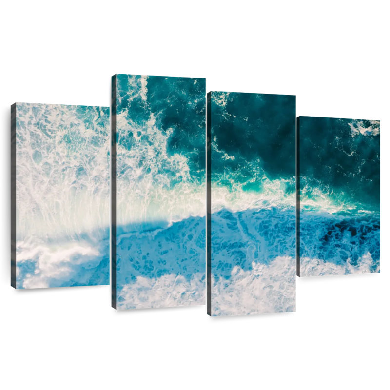 Vagues de la mer, H 22 po x l 36 po