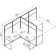 Easy Office L-Shaped 2 Person Cubicle with Cable Management