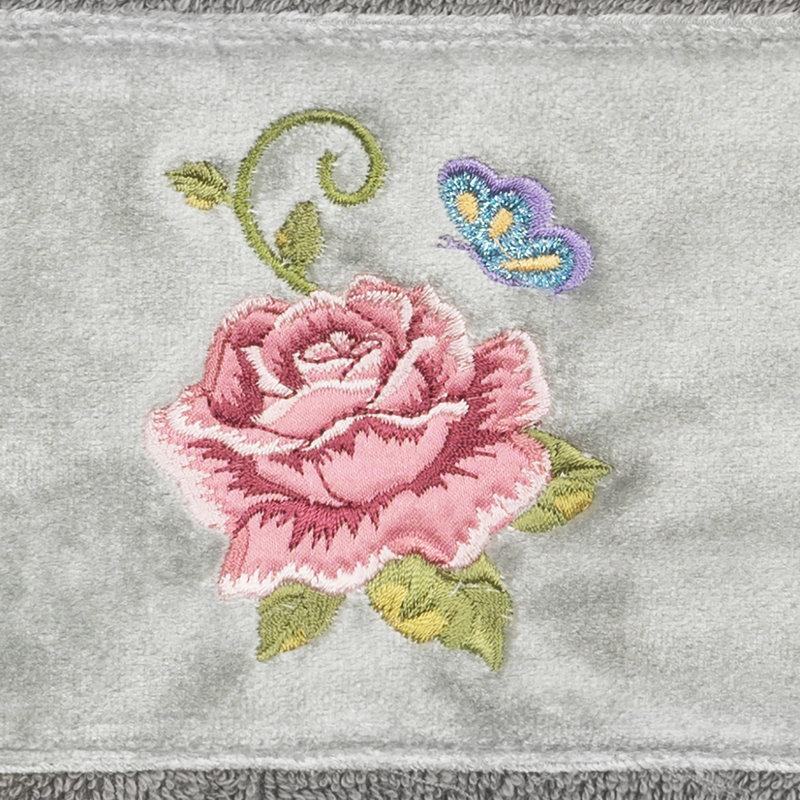 Rebecca Midweight Hand Towel, Dark Gray