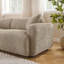Canapé rembourré de 90 po en polyester à 3 places avec coussins décoratifs disponibles dans le salon-1766603319