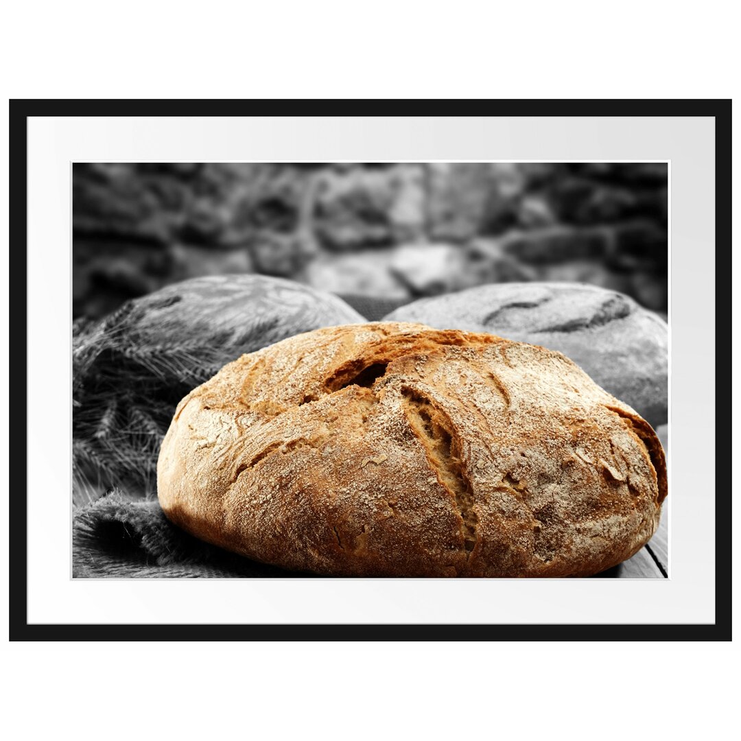 Gerahmtes Poster Knuspriges Brot