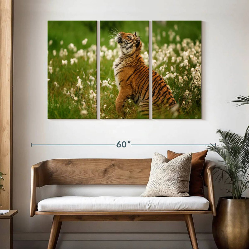 Brampt Tiger Cub, 32" H x 50" W
