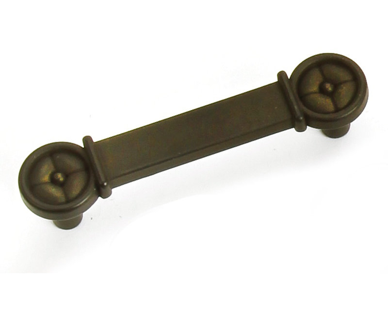 Poignée barre 3 po Paris, Bronze huilé