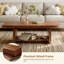 Table basse 47,2 "avec tablette de salon