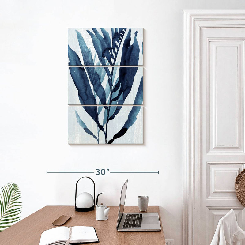 Harnek Blue Drift I, 32" H x 20" W