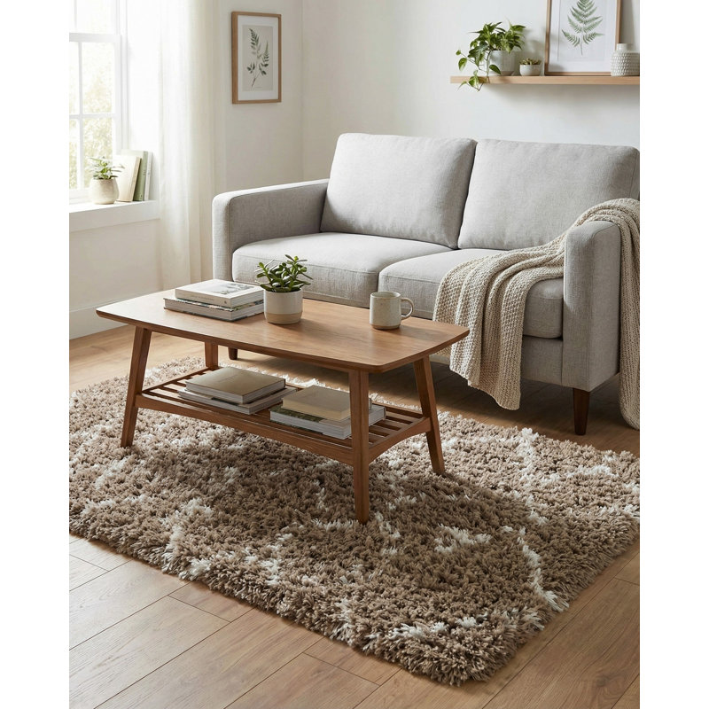 Tarquinio Rug, Rectangle 3'1'' x 5'3'', Brown