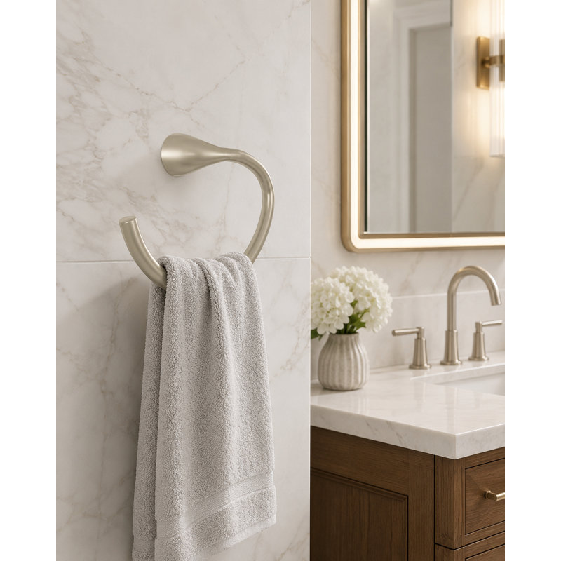 Ensemble d'accessoires de salle de bain Nicolai, Nickel satiné