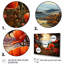 «Countryside Red Poppy Field III», reproduction d'art sur toile-1283017473-1283017482