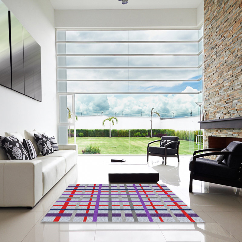 Tapis gris Kirkbride, Carré 6 pi