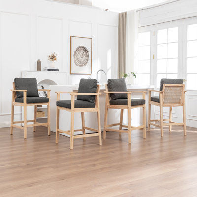 Ensemble de 4 tabourets de bar Willbanks