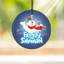 Ornement en forme de "frosty the bonhomme de neige" , décoration de noël pour les fêtes