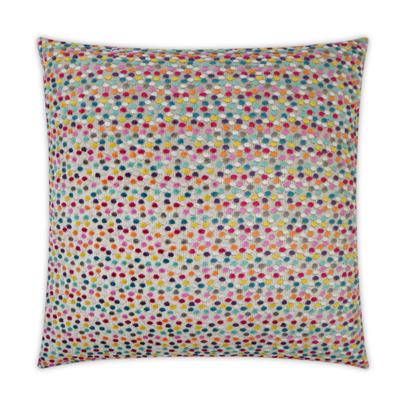 Bacchus Polka Dots Throw Pillow, Square 22"