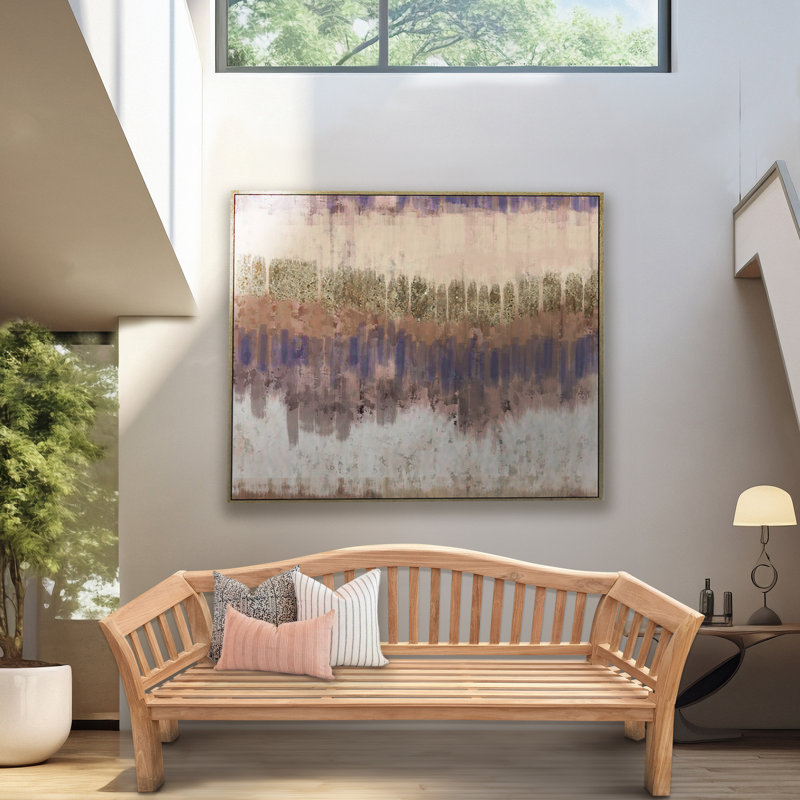 Banc de jardin et de patio en bois de teck Kanika, H 33 po x l 62 po x P 21 po
