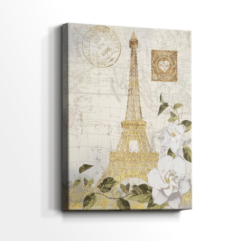 J'aime Je Vis -Gallery Wrapped Cavas, 18" H x 12" W