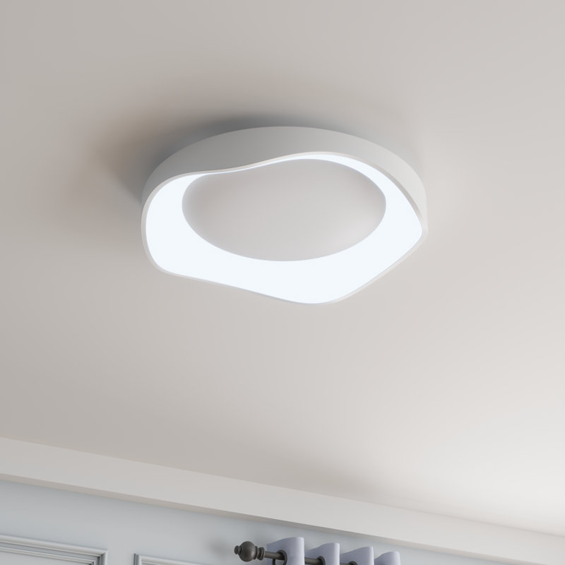 Luminaire à DEL encastré blanc moderne à intensité variable de 6 000 K Breeah