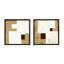 Squares 1 & 2, Set of 2 by Marco Marella for Studio M - Framed Wall Art-1797380908-1797380910-1797380911