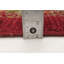 Tapis décoratif en laine rouge foncé de conception unique 12 pi 1 po x 15 pi noué à la main New Age