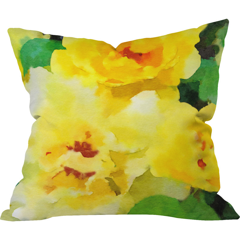Coussin décoratif intérieur / extérieur Jacqueline Maldonado, 20 po x 20 po