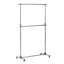 Adjustable Rolling Clothing Rack