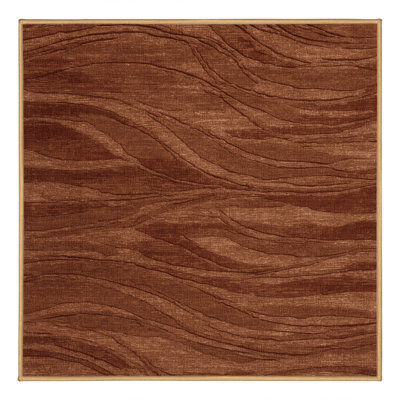 Machine Washable Abstract Brown Area Rug