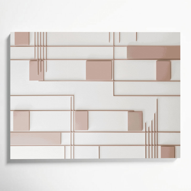 Minimalisme 85, art mural sur toile grise, H 20 po x l 24 po