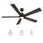 Aspen 60" Smart Ceiling Fan With Remote, Light Kit Included, Works With Google Assistant And Amazon Alexa,Siri Shortcut.-407620943