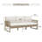 Outdoor 3-seater Patio Sofa